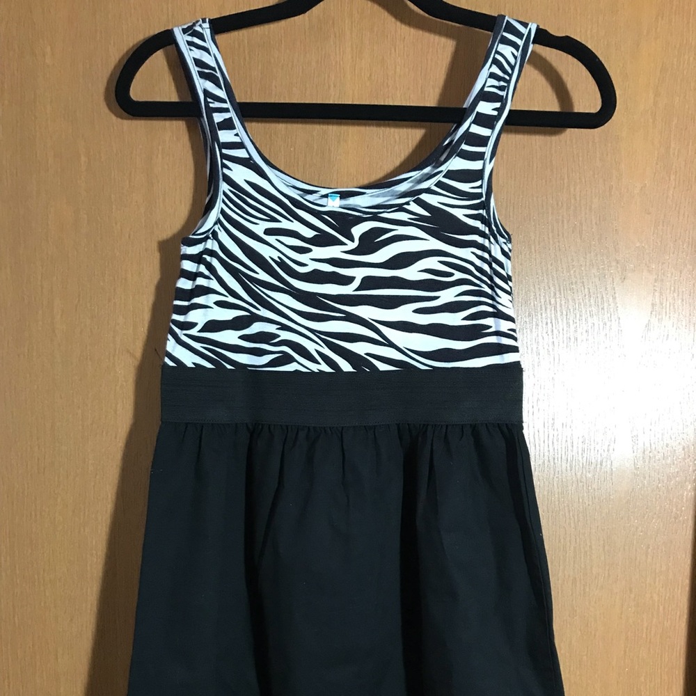 Zebra Babydoll Dress